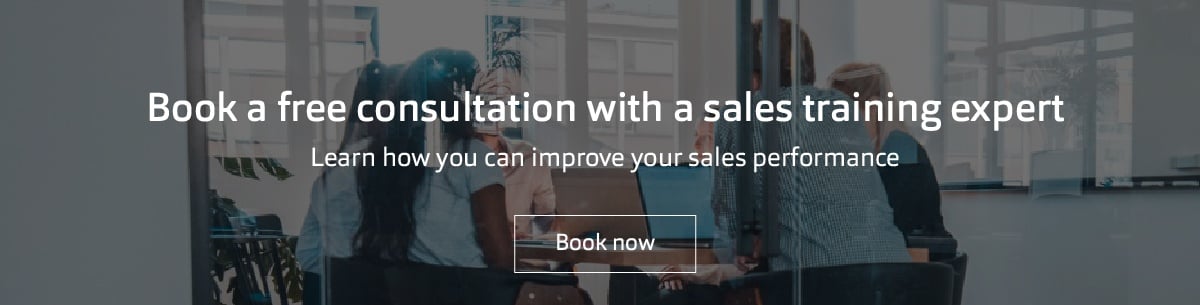 Book a free consultation with a sales training expert. Learn how you can improve your sales performance.