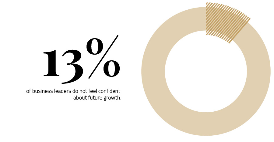 13-percent-of-business-leaders-do-not-feel-confident-about-future-growth-infographic-pie