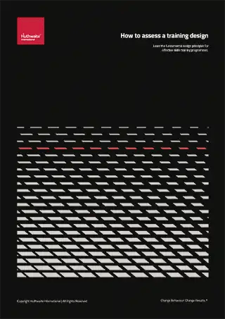 How to assess a training design