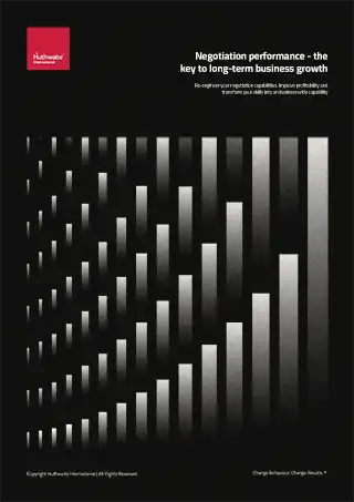 Negotiation performance - the key to long-term business growth