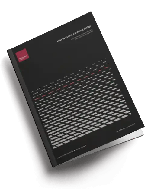 How to assess a training design whitepaper