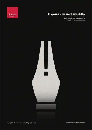 Proposals - the silent sales killer