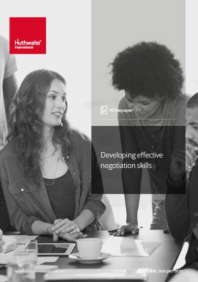 Developing effective negotiation skills