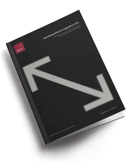 Developing effective negotiation skills whitepaper
