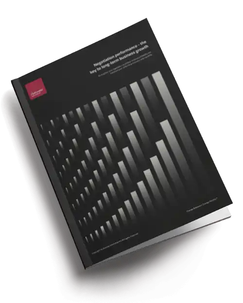Negotiation performance - the key to long-term business growth whitepaper